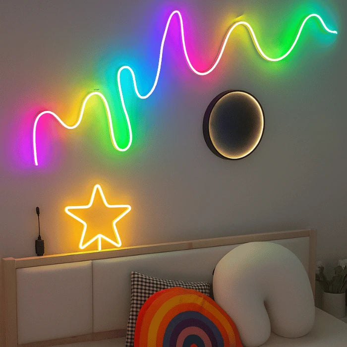 סרט לד ניאון RGB איכותי 5 מטר