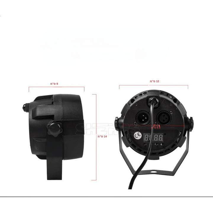 פנס שטיפה מיני 12 נורות 3W