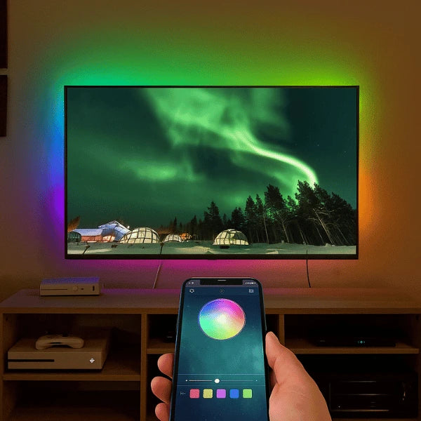 מערכת תאורה אחורית לטלויזיה