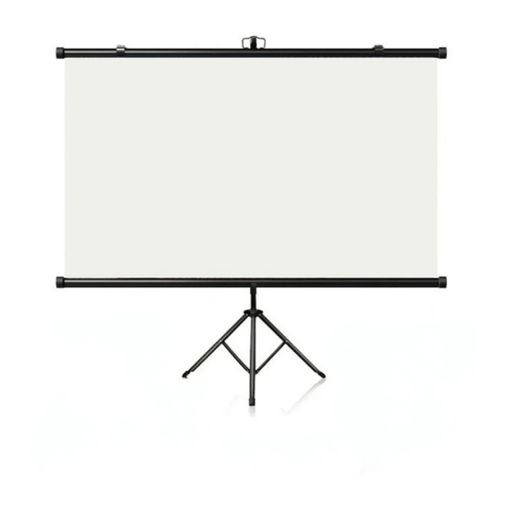 מסך הקרנה עם חצובה 3 רגליים