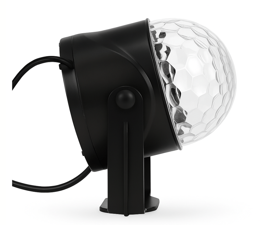 כדור קומפקטי מאיר עם שלט