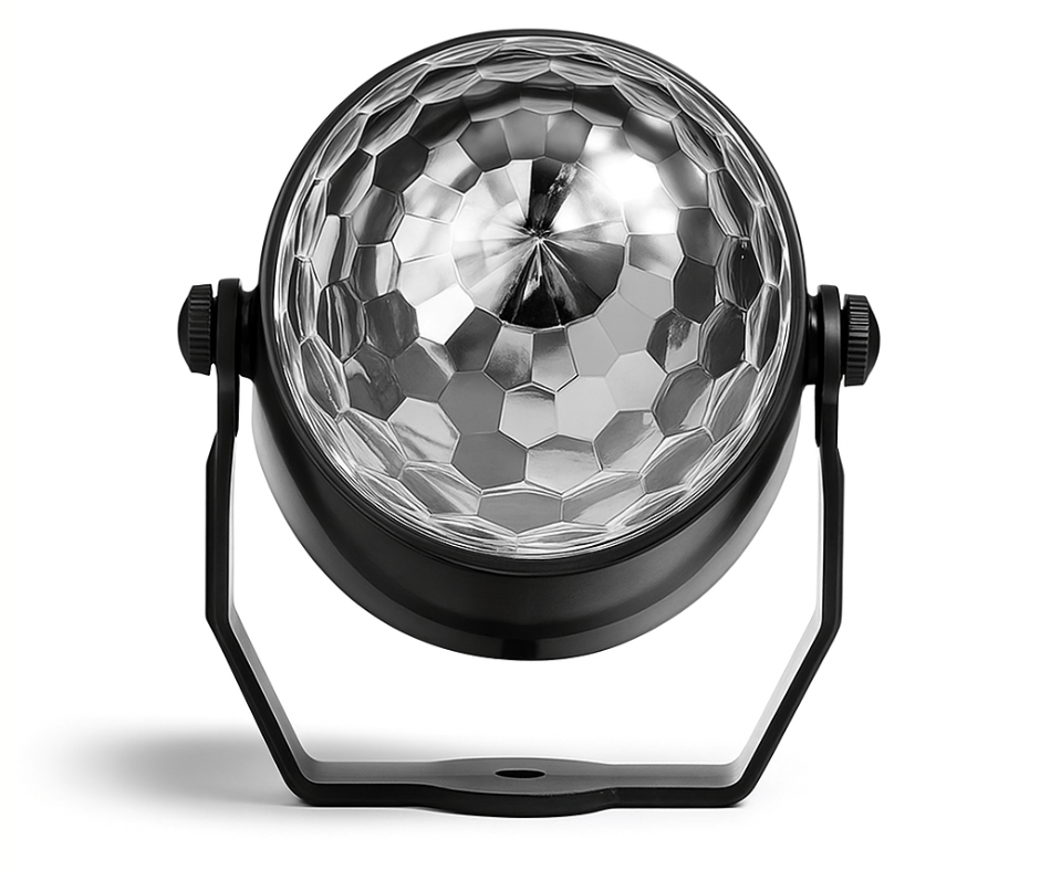 כדור קומפקטי מאיר עם שלט