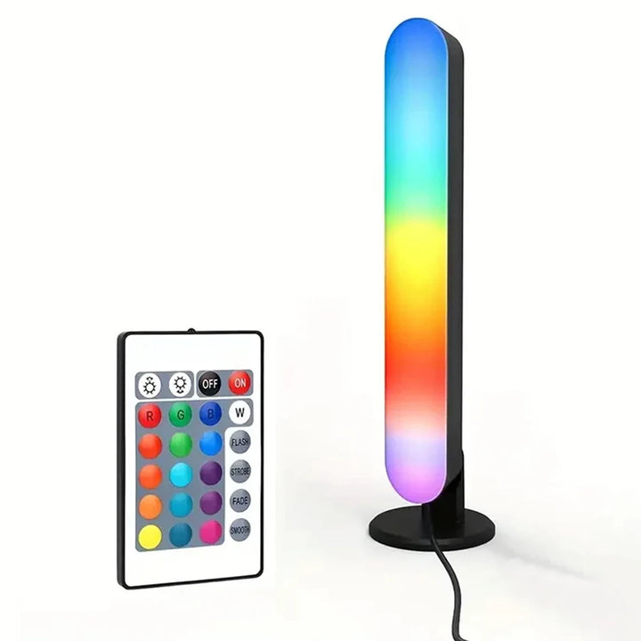 זוג תאורות RGB לאווירה עם סנכרון למוזיקה