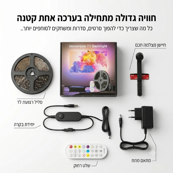 מערכת תאורה אחורית לטלויזיה